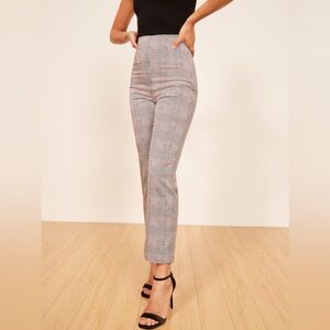 Reformation Marlon pant in plaid